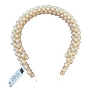 Tasha Pearl Gold Metal Headband